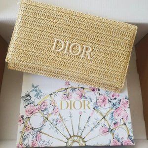 Brand New In Box! Rare Dior Raffia Clutch for @annamation